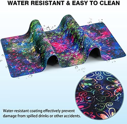 Large Mouse Pad, 31.5" x 15.7" Acezeek Mandala Desk Mat Extended Gaming Mouse Pad with Non-Slip Rubber Bas, Waterproof Computer Keyboard Mousepads for Office, Home, Work, Game (Colorful Mandala)