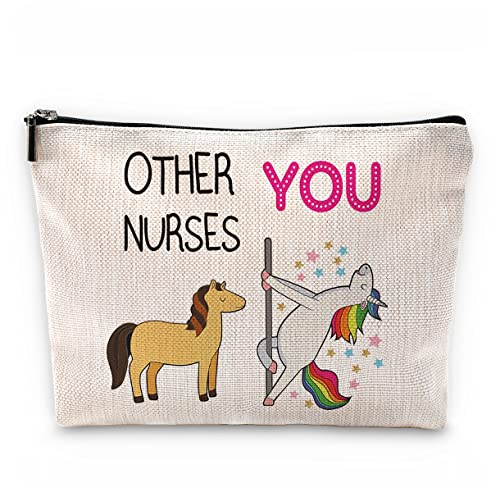 Sufamb Funny Other Nurses and You Makeup Bag,Nurse Nursing Cosmetic Pouch for Women,Nurse Gifts for Nursing Student,Nurses Week Gifts,Nurse Graduation Birthday Gifts for Her,Nurse Gifts from Patient