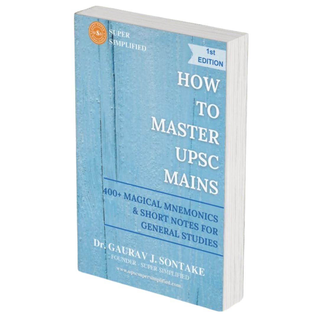 HOW TO MASTER UPSC MAINS | 400+ Magical Mnemonics & Short Notes For General Studies (English) |1st Edition | Civil Services Exam | State Administrative Exams Paperback – 1 June 2024