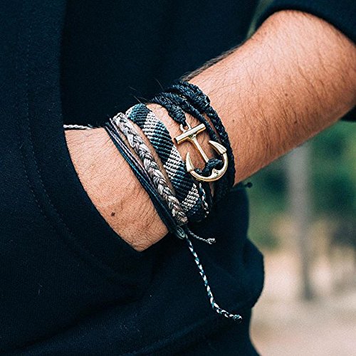 Image of Pura Vida Jewelry Bracelets Muted Bracelet - 100% Waterproof and Handmade w /Coated Charm, Adjustable Band
