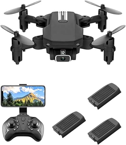STSEEACE Mini dron con cámara 4K para adultos principiantes, WiFi FPV Live Video Quadcopter, retorno automático, retención de altitud, giro de 360,