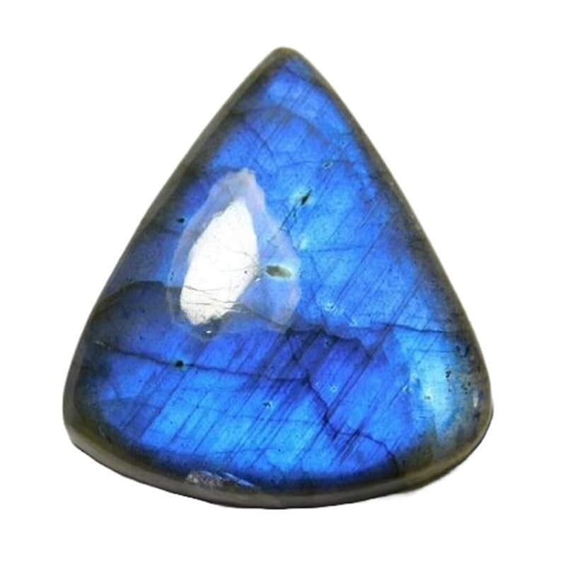 Pierre gemme labradorite pour fabrication de bijoux collier bague 32x29mm