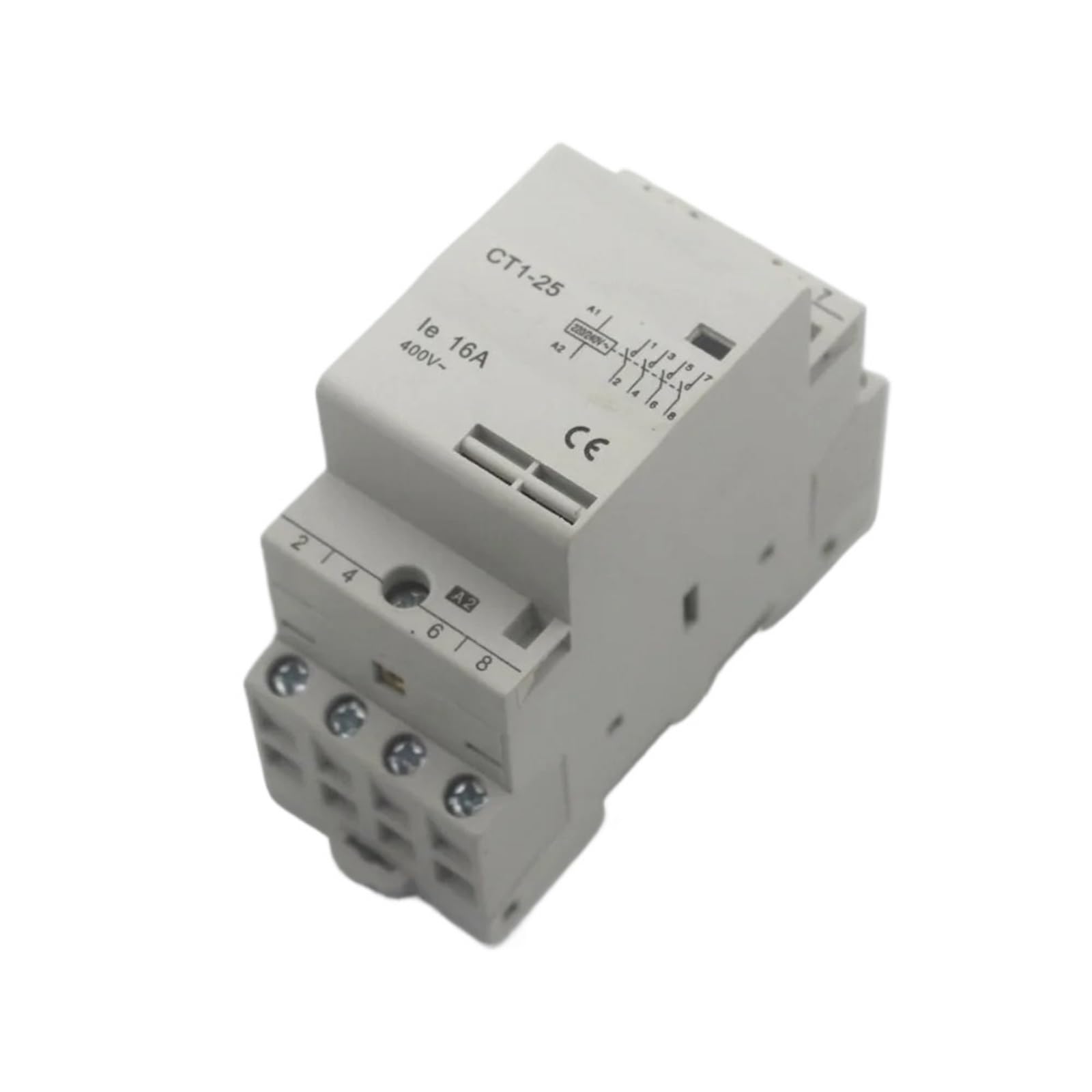 YFHGULBTK CT1 4P 16A 220V/230V 50/60HZ Din Rail Household Ac Modular Contactor 4NO 1Pcs
