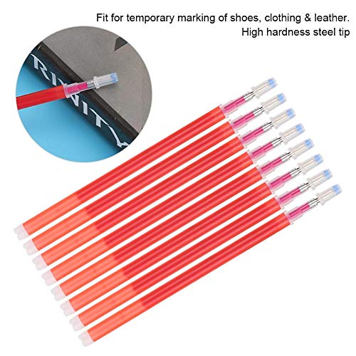 100pcs 100PCs Heat Erasable Pens Refill Fabric Marking Pens Refill Fabric Marker Pen Set for Fabric Quilting Sewing Dressmaking(red) - Image 3
