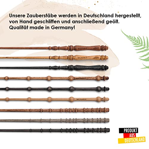 WALDUNIKAT Bacchetta magica in legno marrone scuro...
