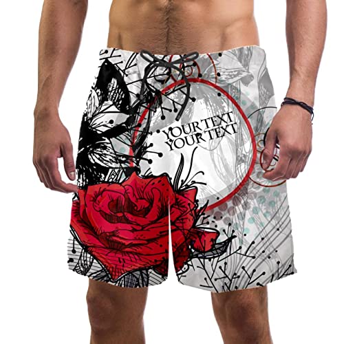 Maillots de bain shorts de plage fleur Yuzheng pour homme