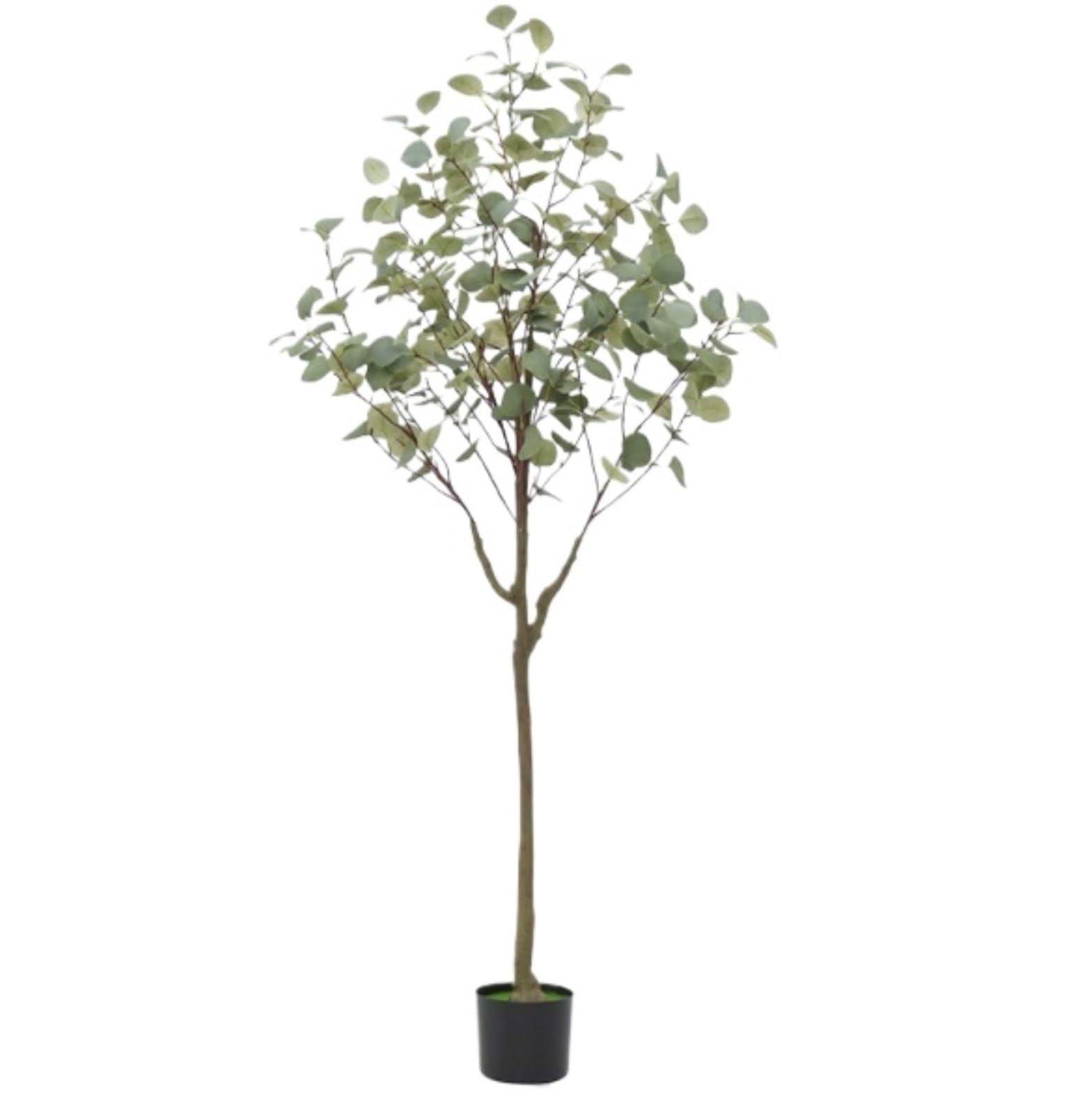 AYCDL Artificial Tree Plants Artificial Tree Indoor Fake Eucalyptus Plant Lifelike Green Faux Tree For Home Office Decor Decoration Artificial Tree,A-150cm,A-150cm