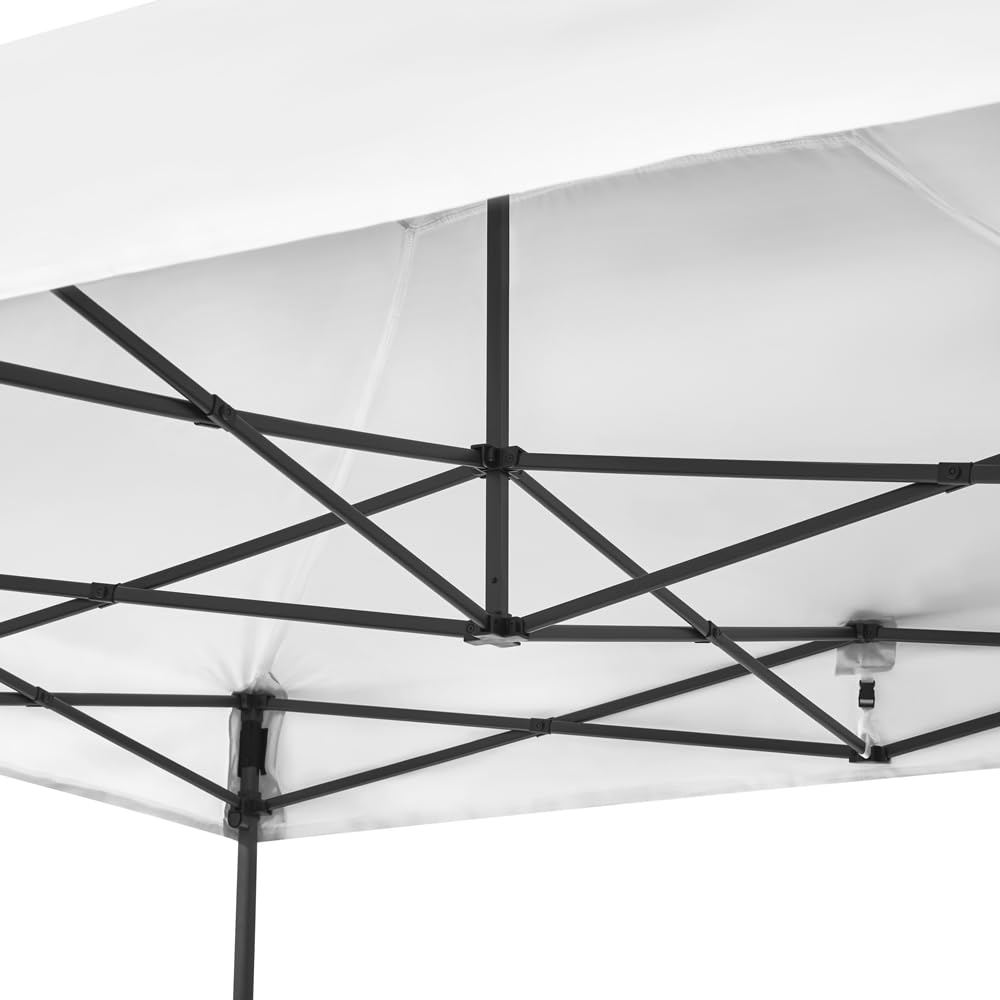 Namiot Imprezowy VONROC 3x3 m Easy-Up – Wodoodporny 3000PA, UV50+, Stalowa Rama, Składany Pawilon Ogrodowy z Torbą na Kółkach – Szybki Montaż Bez Narzędzi (Biały)