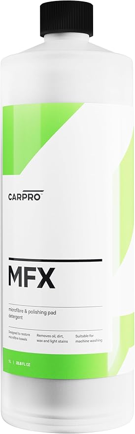 CARPRO MFX - Liter - Microfiber Detergent, Remove Oils, Waxes and Dirt from Your Microfiber Cloths to Restore Drying Towels and Buffing Cloths