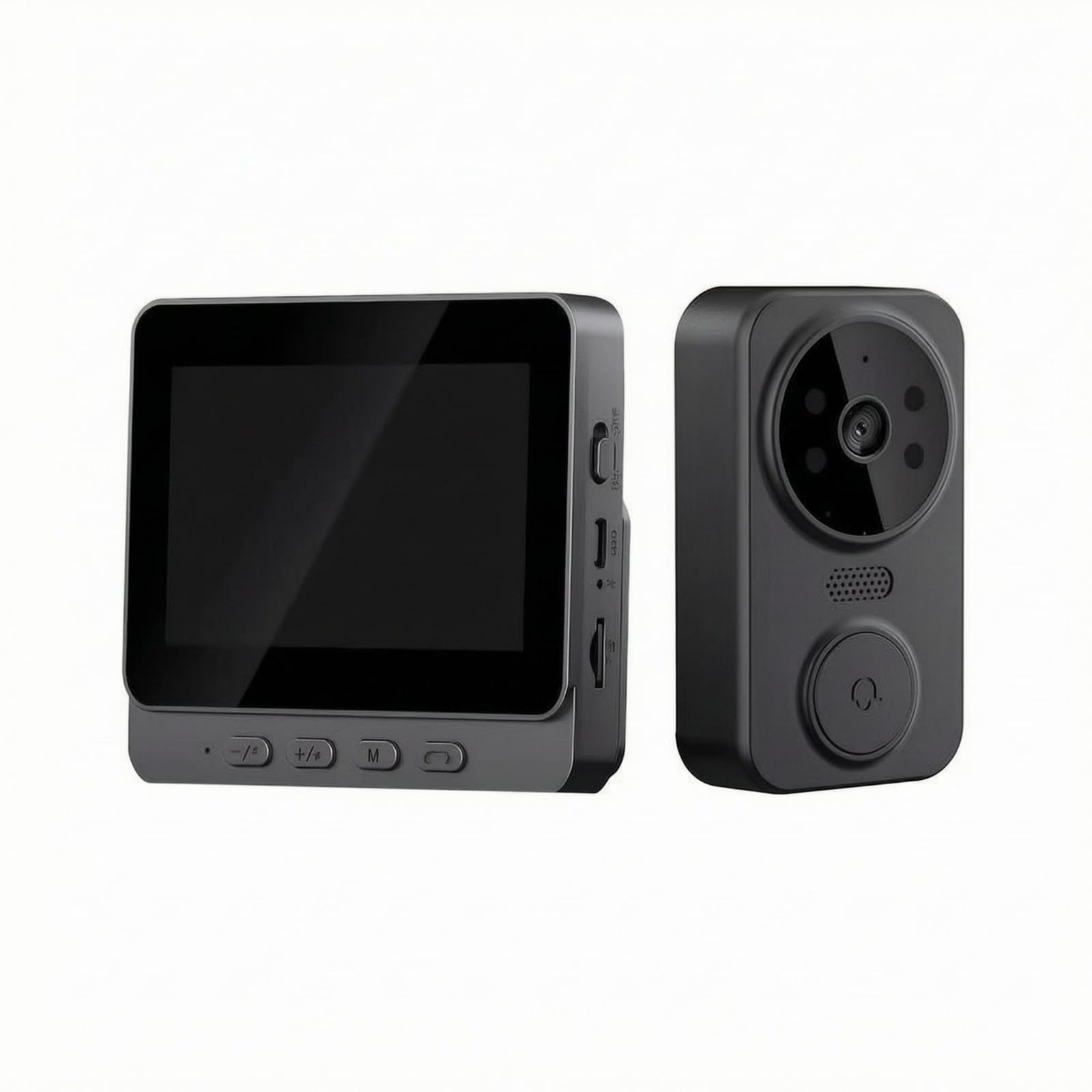 Ojiva® Two-Way Audio Wireless Visual Entry Chime System No App Setup Outdoor Entry Chime Camera 4.3-Inch Screen Entry Security Battery Powered, M12 with Screen | Home & Garden | Home Improvement-image-18