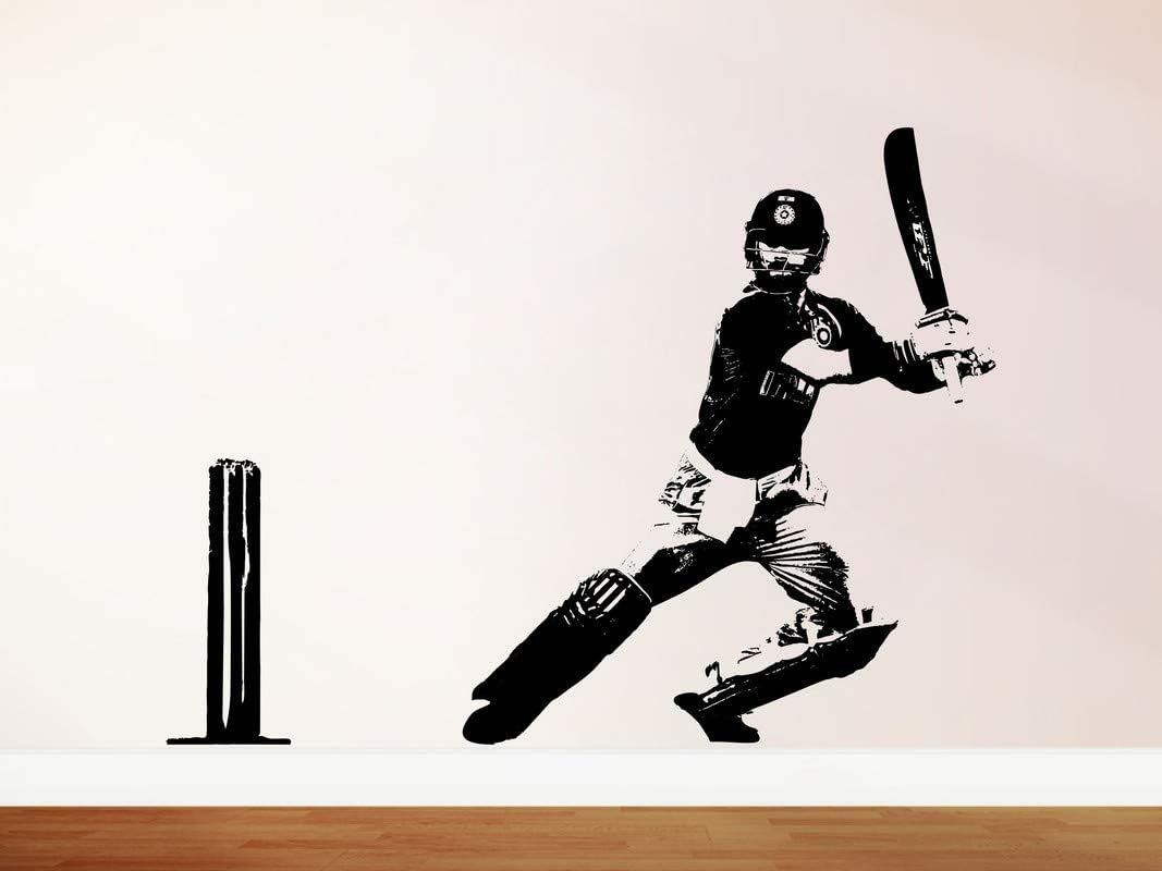 GADGETS WRAP Virat Kohli Playing Wall Sticker | Sticker for Living Room, Bedroom, Office (Vinyl, Standard, Multicolour) (B0CL26MN8T) Amazon Price History, Amazon Price Tracker