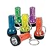 Fun Express Plastic Large Beam Flashlight Key Chains (1 dz)