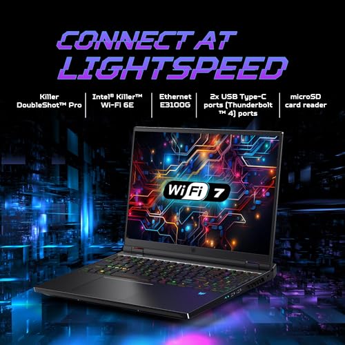 Image of Acer Predator Helios Neo 16 Gaming Laptop,Intel Core i7 14700HX processor, RTX 4050-6 GB GDDR6, WUXGA IPS Display, 400 nits, 165 Hz Refresh Rate(Win 11 Home /16 GB /512 GB)PHN16-72 with 40.64 cm(16.0 inch)