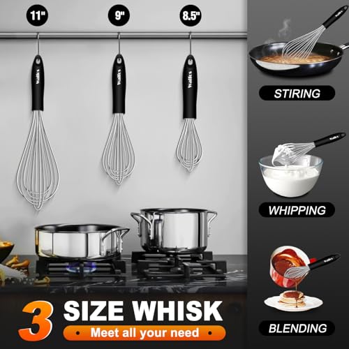 Walfos Stainless Steel Wire Whisk Set thumb #6