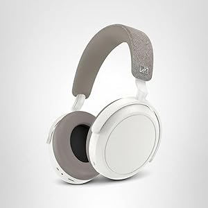 Sennheiser Consumer Audio Momentum 4 Wireless Headphones - Bluetooth Headset for Crystal-Clear Calls with Adaptive Noise Cancellation, 60h Battery Life, Customizable Sound, White (509267)