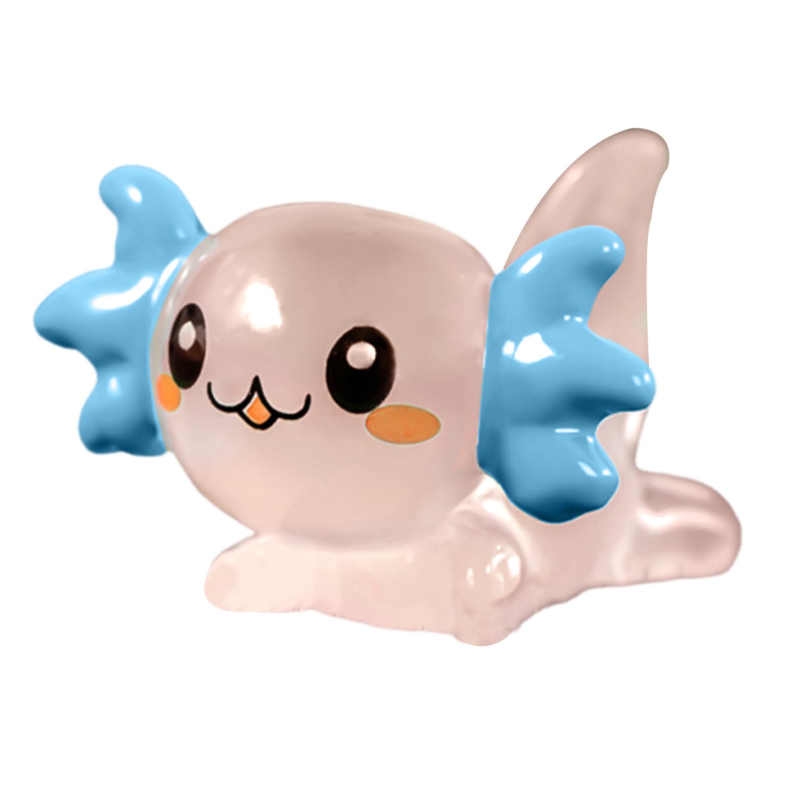 Lambo Miniature Axolotl Figurines, Resin Axolotl Slimes Charm Tiny In The Dark Axolotl Figures Ornament, Miniature Axolotl Toy For Aquarium Tank Decoration Garden