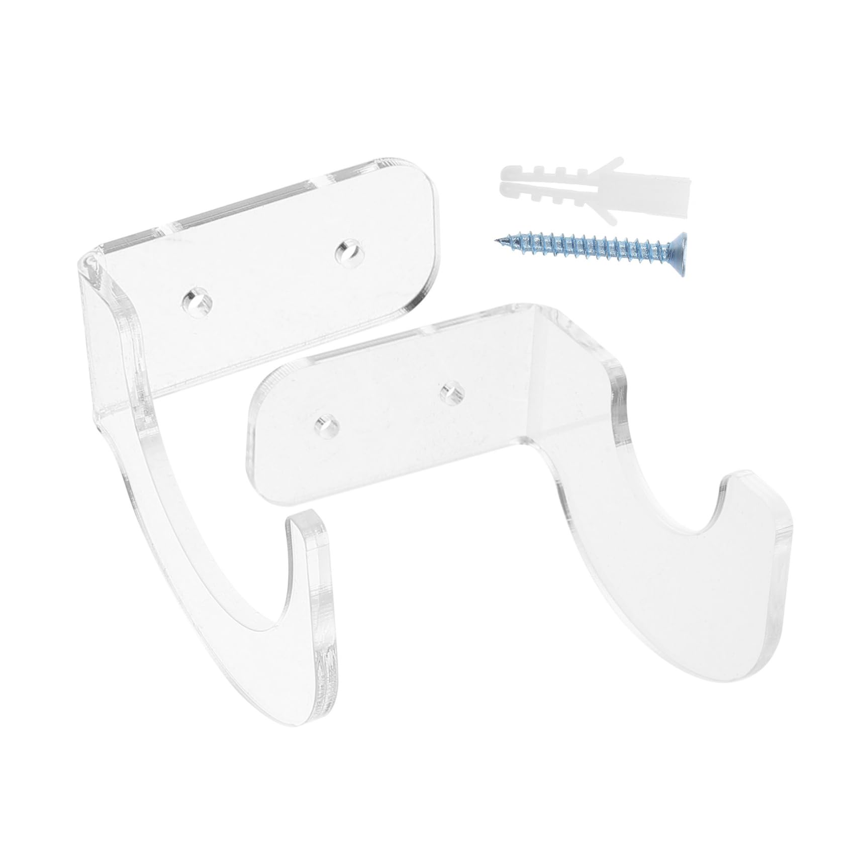 Gogogmee Baseball Bat Wall Holder Sports Hanging Bat Rack Hockey Stick Holder Easy Install