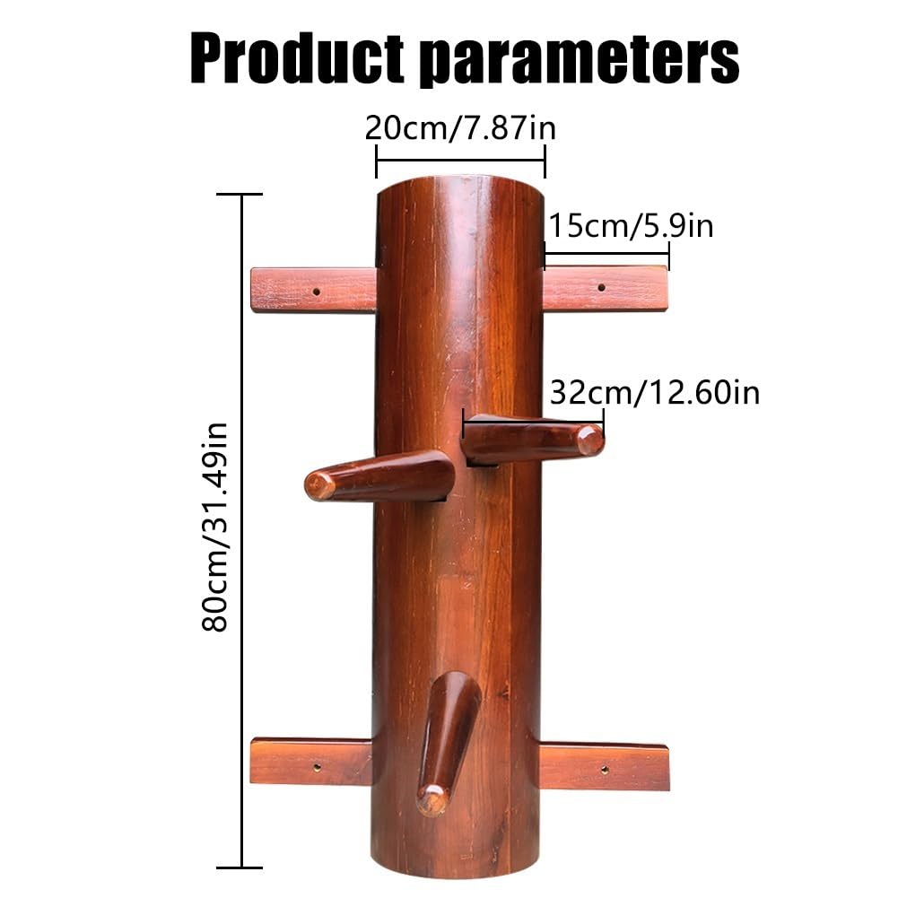 Manichino Wing Chun In Legno Con Molla - Allenamento Arti Marziali Regolabile - Foto 6