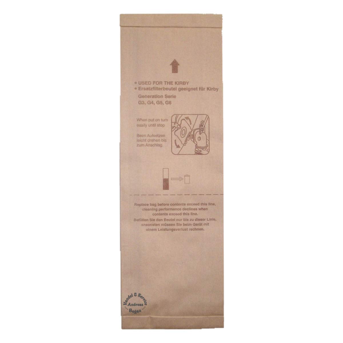 Para aspiradora KIRBY – Pack de 50 unidades aspiradora G3 G4 G5 G6 G7 G8 G10