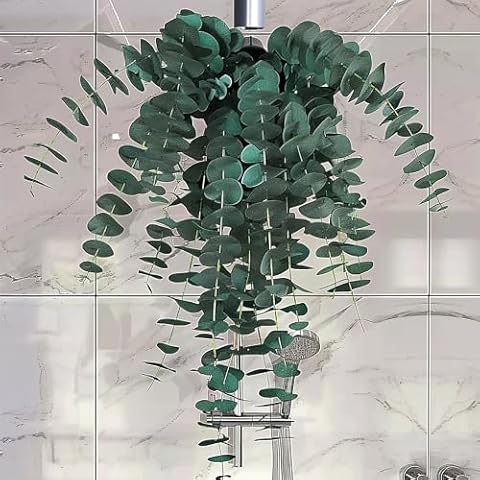 24PCS Dried Eucalyptus Stems for Shower,17" Large Preserved Eucalyptus Stems Shower Plant 100% Made from Fresh Eucalyptus Green Plant DIY Artificial Flowers, Bathroom Decor,Arrangement Cover