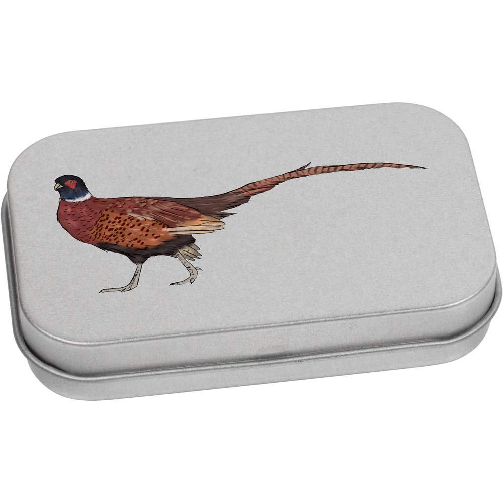 Azeeda 80mm 'Pheasant' Metal Hinged Tin/Storage Box (TT00117896)