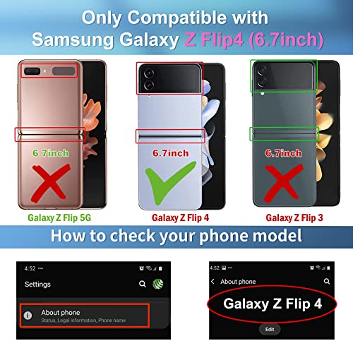 Petonist Retro Case For Samsung Galaxy Z Flip 4 6.7” Scream Skeleton Skull Ghost Horror Movie Design Pattern Phone Cover For Boys Girls Teens Men Cool Funny Unique Soft Tpu Cases For Z Flip 4 Purple #TOP1