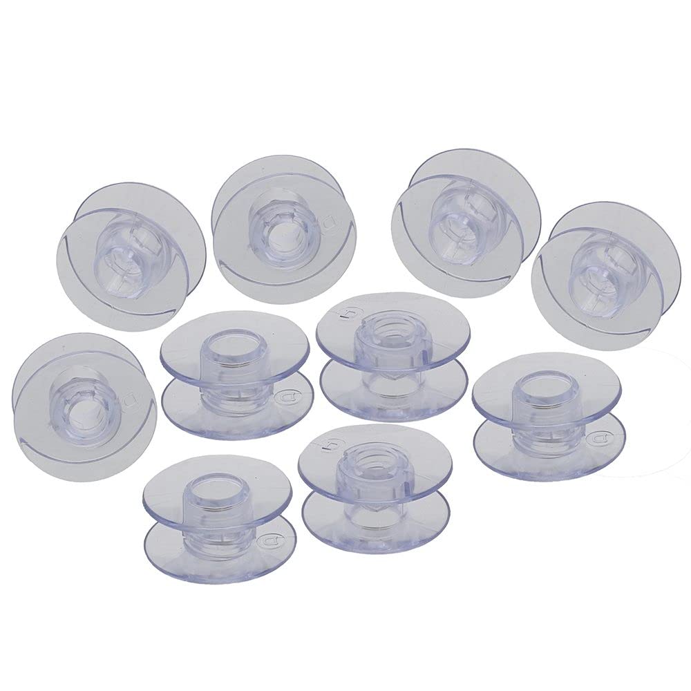 20pcs Clear Bobbins for Pfaff and Viking
