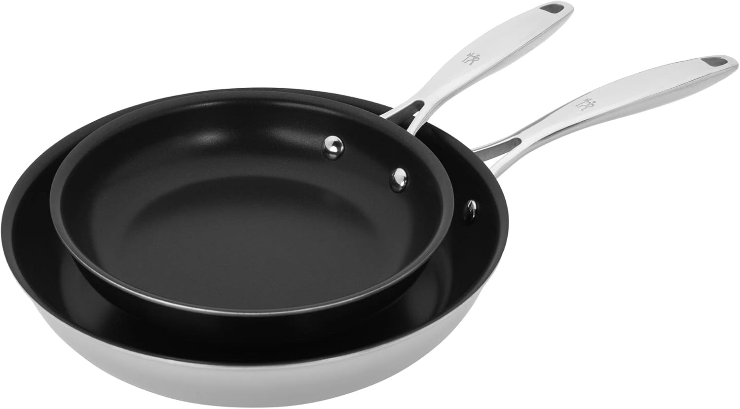 HENCKELS Clad Impulse 2pc Nonstick Pan Set, Nonstick
