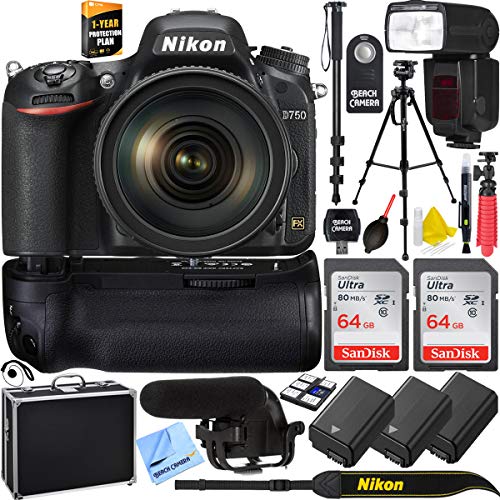 Nikon 1549 D750 DSLR 24.3MP Digital Camera with AF-S NIKKOR 24-120mm f/4G ED