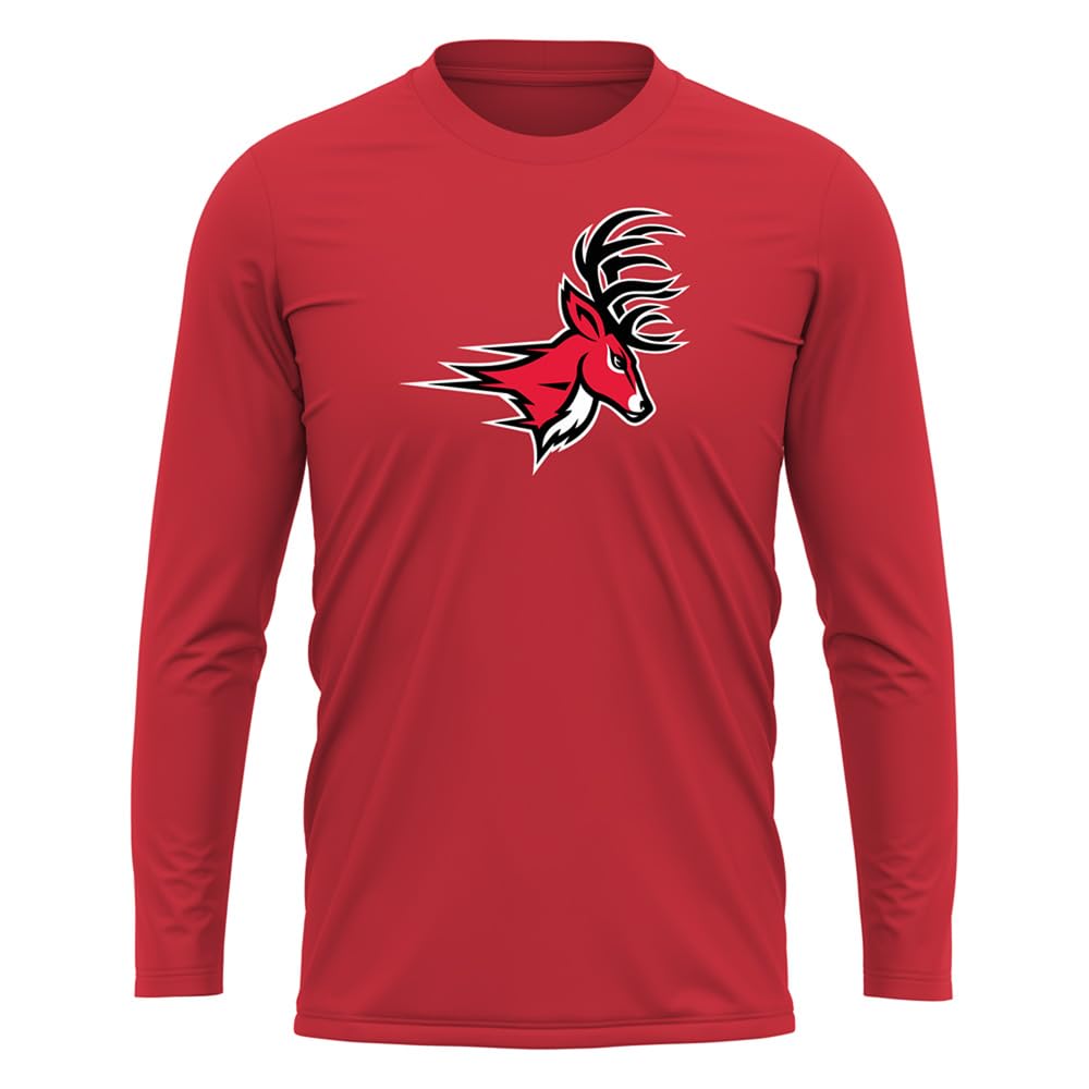 Official NCAA Collegiate Men's Sport Active Long Sleeve Shirt Primary Logo Collection