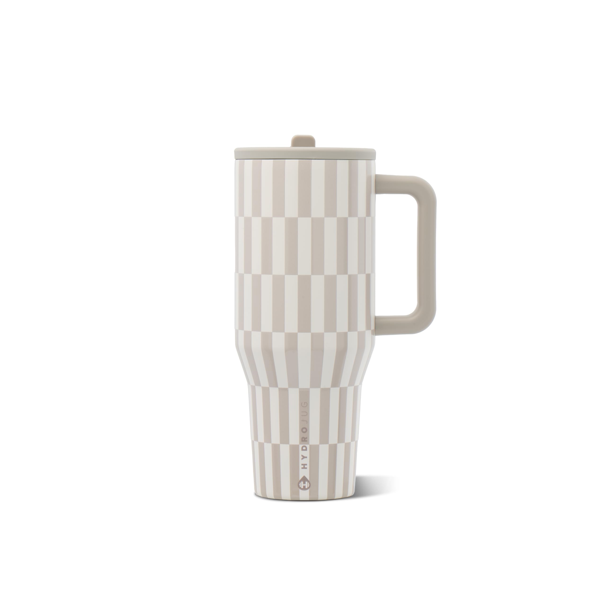 Traveler 32oz, Insulated Tumbler with Handle & Straw, Latte