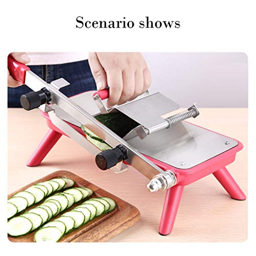 Universal-Slicer Allesschneider Manuell Fleisch Schneider für den Heimgebrauch, Gemüse Chopper, Edelstahl… – Bild 3