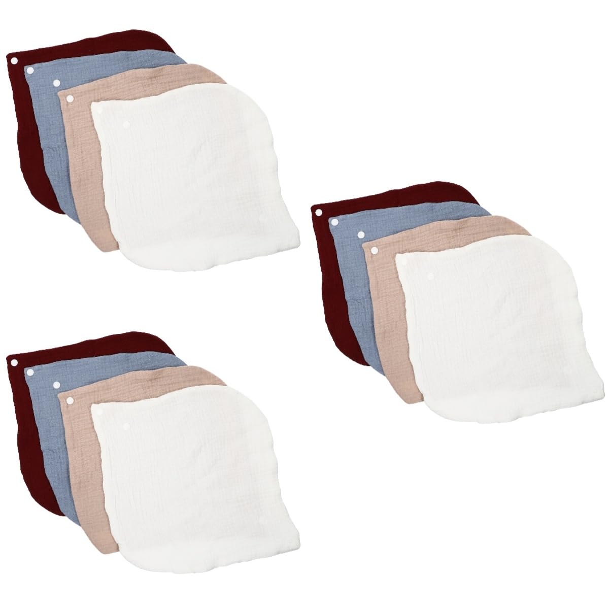 Toyvian 28 Stück Lätzchen Lätzchen Für Kleinkinder Baby- Baby-Waschlappen Musselin -Spucktücher Kinder-Waschlappen Bio-Baumwolle Kinder-