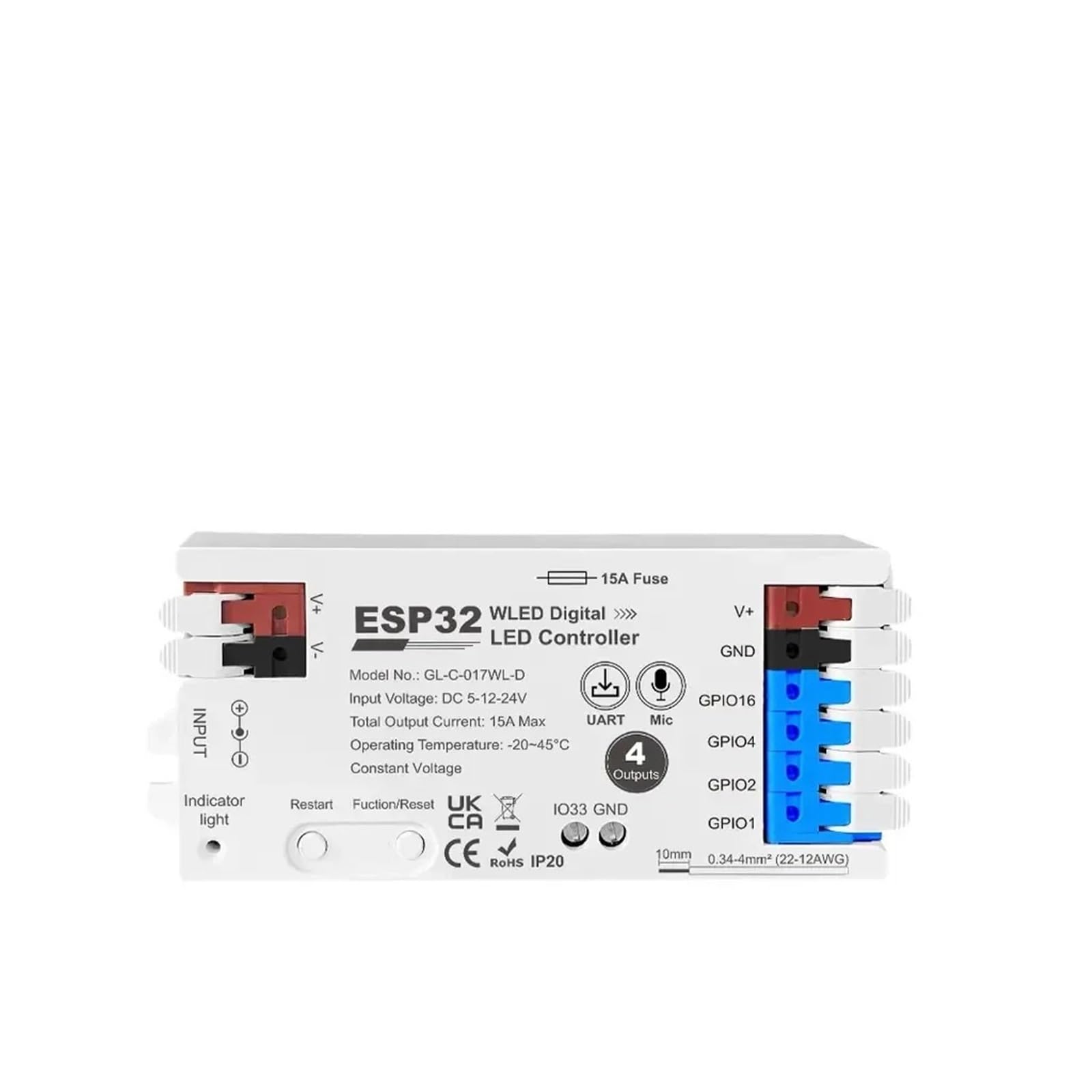 Controlador atenuador LED para gestionar múltiples tiras de luz de forma independiente