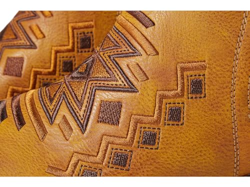 Image of ROPER Womens Ava Aztec Southwest Embroidered Snip Toe Casual Boots Ankle Low Heel 1-2 inch
