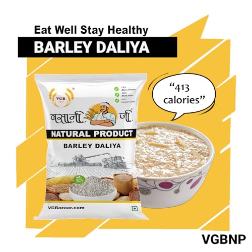 Image of Vasani G Barley Daliya | Hulled Joo Jau Dalia | Jow Lapsi Rava Jola Uppittu Jonna Pindi Korralai Javvarisi Cereal Porridge Broken Grain - 3 kg