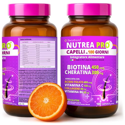 Biotina capelli in 100 giorni NUTREAPRO® |Linea integratori...
