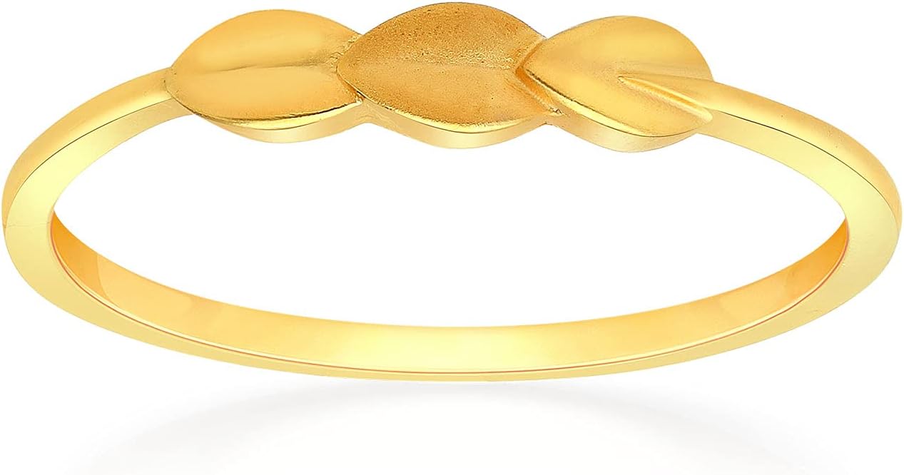 Malabar Gold & Diamonds Gold Ring for Women 22 K | Gold Ring for Women 22k Gold Pure | 22 Kt (916) BIS Hallmark Certified Pure Gold Ring for Birthday, Engagement, Anniversary & Diwali Gift