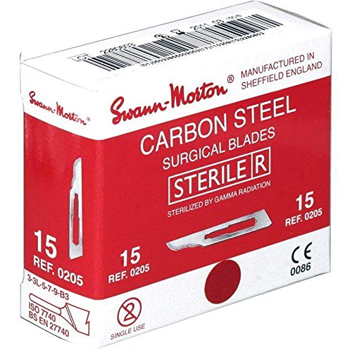 Lames de Bistouris Steriles a Usage Unique N° 15 Swann Morton