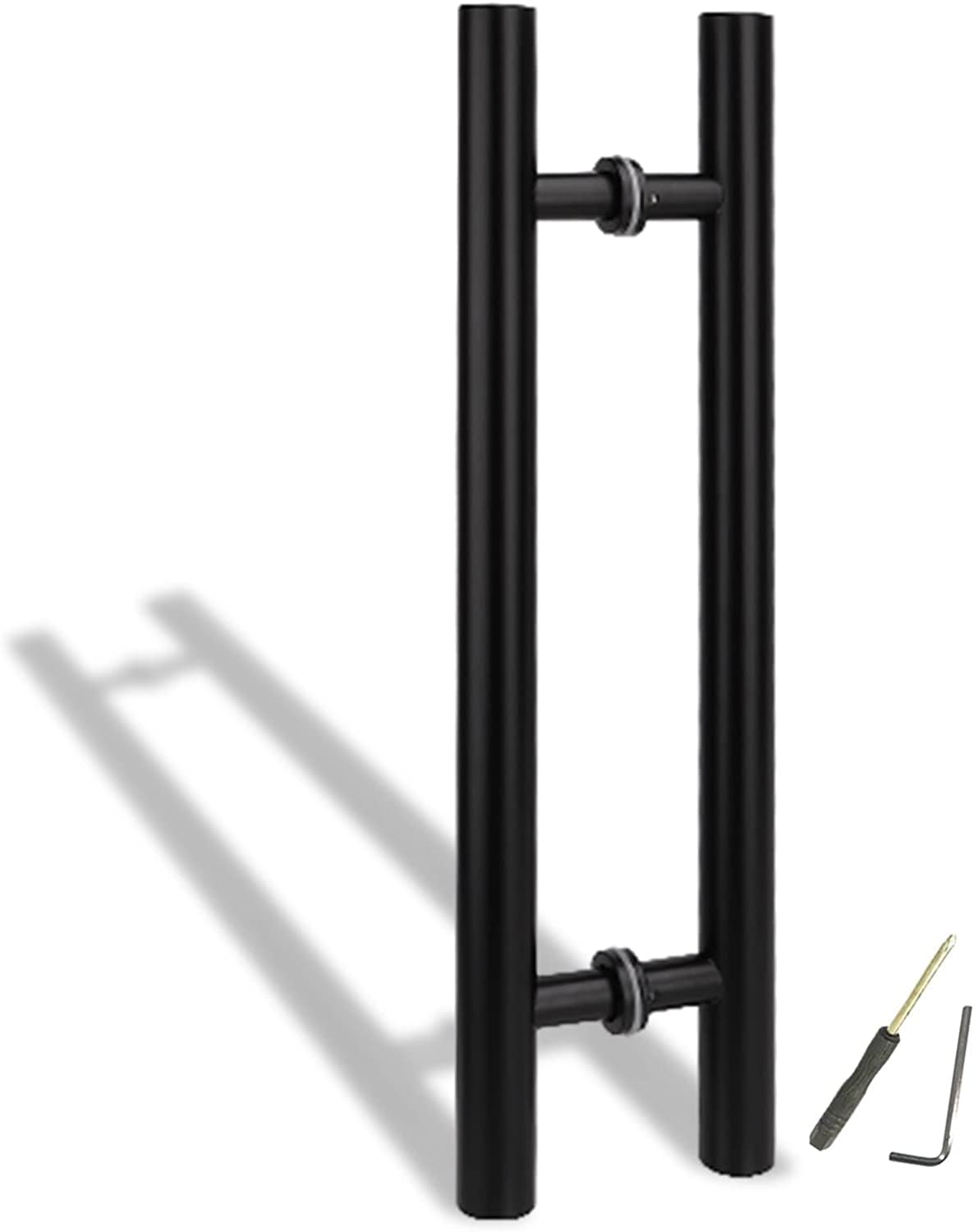 Poignée de porte coulissante noire disponible en 50 60 80 120 150 cm