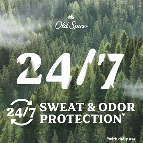 Image of Old Spice Dry Feel Antiperspirant Deodorant for Men, 24 /7 Sweat & Odor Protection, Gentle on Skin with Skin Conditioners, Dry Feel Stick, Timber with Sandalwood Scent, 2.6 oz (Pack of 2)