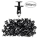 MOTOALL Nylon Fender Trim Panel Bumper Shield Retainer Fastener Rivet Push-Type Clips for 8mm Hole GM Ford Chrysler Dodge Jeep Auto Body - 100pcs