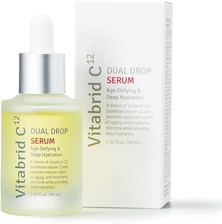 Amazon ビタブリッドc デュアル ドロップ セラム 美容液 スキンケア ビタミンc 美容 ペプチド ヒアルロン酸 ミネラル 敏感肌 30ml 1本 vitabrid 美容液 通販