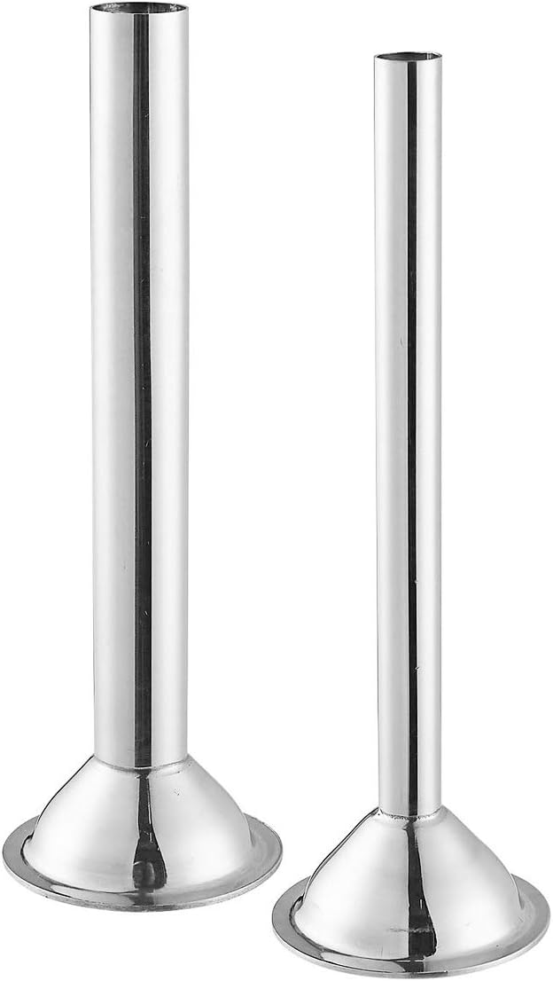 Wallfire Sausage Tubes Kit, 2 Pcs Stainless Steel Sausage Stuffer Kit Meat Grinder Attachment Stuffing Tubes Filler Tubes Fits Most Kitchenaid Food Grinder