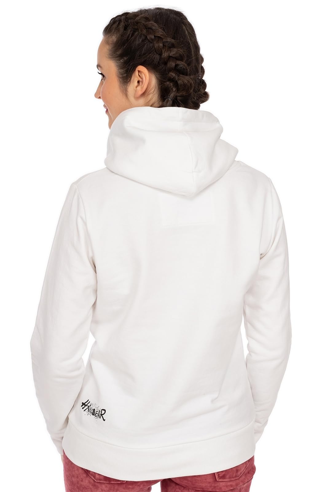 Hangowear Felpa con cappuccio per bambini, colore: bianco, bianco, S