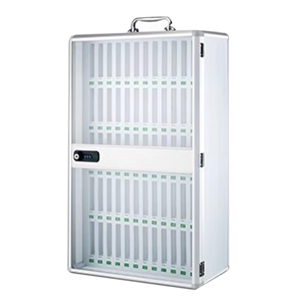 Easnuroz Cell Phones Storage Cabinet Phone Locker With Combination Lock Mobile Phone Lockbox With Key For Classroom Office Exam(60)