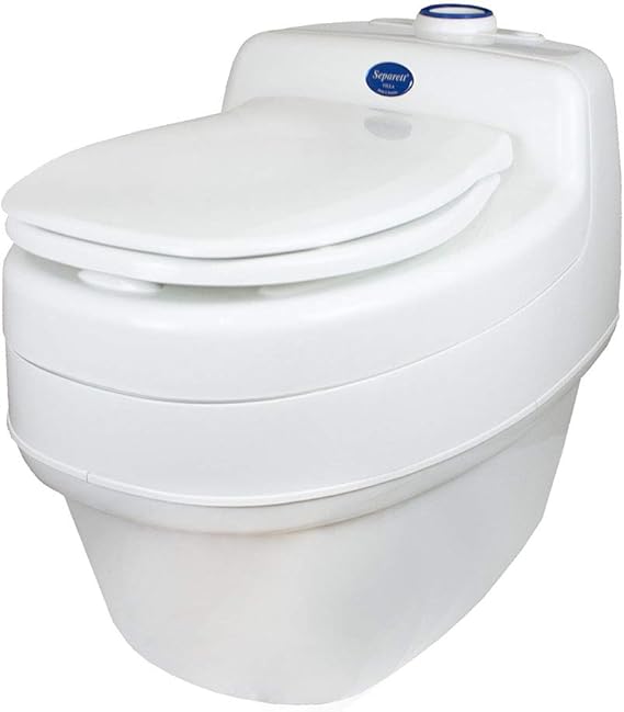 Separett Villa 9215 AC/DC 12V Urine Diverting High Capacity Waterless