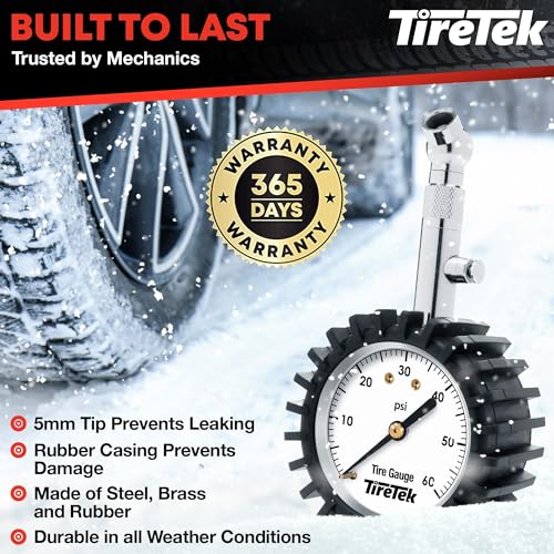 TIRETEK-Tyre-Pressure-Gauge-UK-60-PSI-Car-Tyre-Pressure-Gauge-Tyre-Gauge-Heavy-Duty-Air-Pressure-Gauge-ANSI-Certified-Professional-Tyre-Pressure-Checker-for-Cars-Motorcycles-ATV-SUV