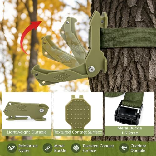 Image of Saddle Hunting Bow Hanger Kit, Tree Bow Hangers with Gear Strap