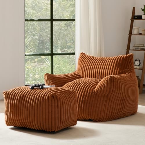 Oversized Bean Bag Chair for Adults, Giant Plush Boneless Bean